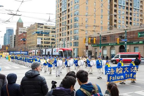 Tian Guo Marching Band in der Parade